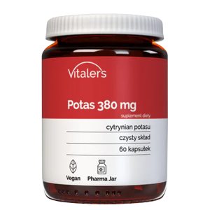 Калий (цитрат) 380 mg Vitaler’s, 60 капсули