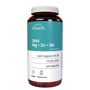 Магнезий + цинк и витамин B6 Vitaler’s, 120 капсули