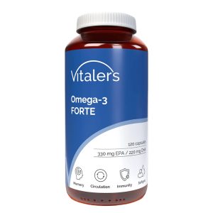 Омега 3 Форте 1000 mg (EPA 330 mg/ DHA 220 mg) + витамин Е Vitaler’s, 120 софтгел капсули