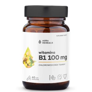 Витамин B1 100 mg Aura Herbals, 60 капсули