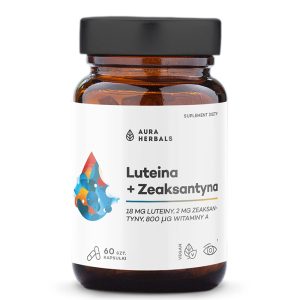 Лутеин + зеаксантин + витамин А Aura Herbals, 60 капсули