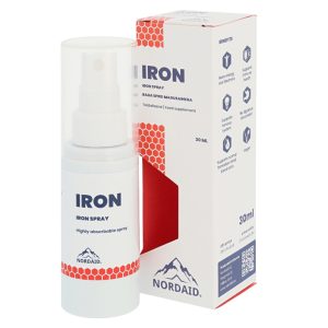 Желязо, спрей за уста Nordaid, 30 ml