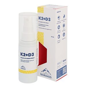 Витамин К2 + D3 спрей за уста Nordaid, 30 ml