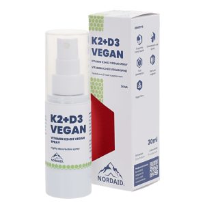Веган Витамин К2 + D3 спрей за уста Nordaid, 30 ml