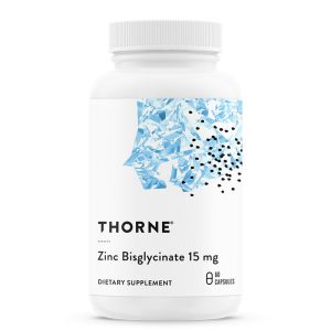 Цинк (бисглицинат) 15 mg Thorne, 60 капсули