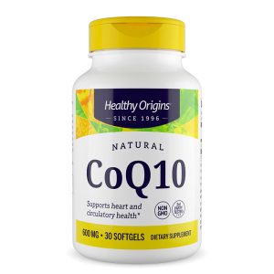 Коензим Q10 600 mg Healthy Origins, 30 софтгел капсули