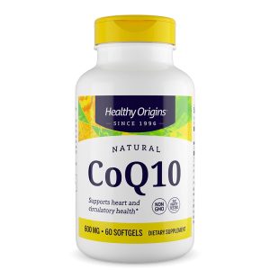 Коензим Q10 600 mg Healthy Origins, 60 софтгел капсули