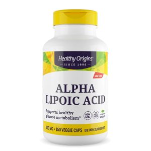Алфа-липоева киселина 300 mg Healthy Origins, 150 капсули