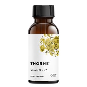 Витамин D3 500 IU  + K2 100 µg Thorne, 30 ml капки