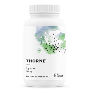 L-Лизин 500 mg Thorne, 60 капсули