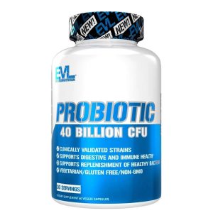 Пробиотик 40 млрд. активни пробиотици, 4 щама формула Evlution Nutrition, 60 капсули