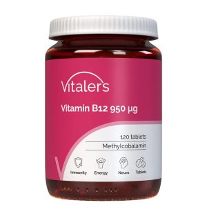 Витамин B12 (метилкобаламин) 950 µg Vitaler’s, 120 таблетки