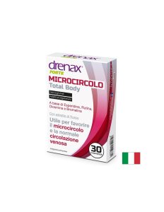 Дренакс Форте (Формула за добро кръвообращение) х 30 таблетки, Drenax Forte Microcircolo Total Body, Paladin Pharma
