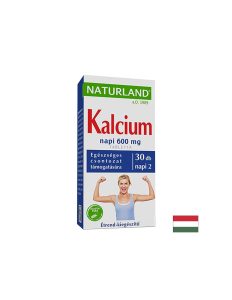 Калций (карбонат) 300 mg (за костите и зъбите) х 30 таблетки, Kalcium, Naturland