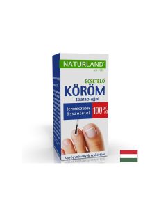 Лак за нокти против гъбички с масло от чаено дърво х 10 ml, Körömecsetelő Teafaolajjal, Naturland