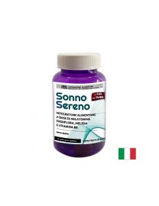 Мелатонин + пасифлора, маточина и Витамин B6 х 30 желирани таблетки, SanaVita Sonno Sereno, Paladin Pharma