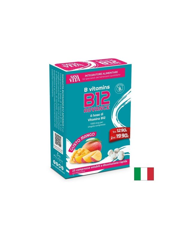 vitamin-b12-tsianokobalamin-1000-mcg-h-25-sublingvalni-tabletki-s-vkus-na-mango-sanavita-b-vitamins-b12-paladin-pharma
